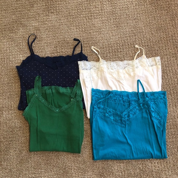 Charlotte Russe Tops - Tank top set of 4 Charlotte Russe and Aeropostale